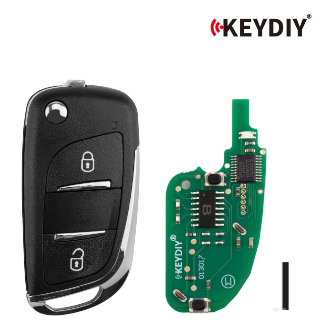 [5Pcs/Lot] KEYDIY KD NB11-2 PCF Universal Flip Remote Key 2 Buttons for PSA Type