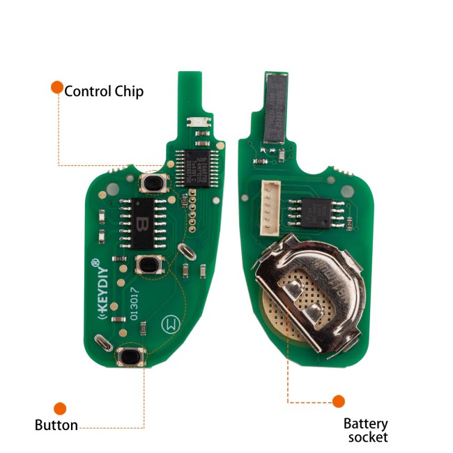 [5Pcs/Lot] KEYDIY KD NB11-3 Universal Remote Key 3 Buttons