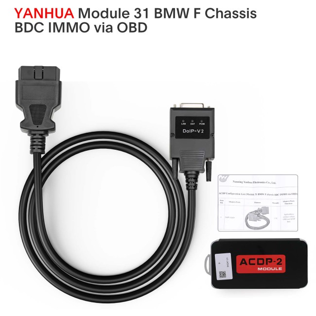 YANHUA ACDP Module 31 BMW F chassis BDC IMMO via OBD