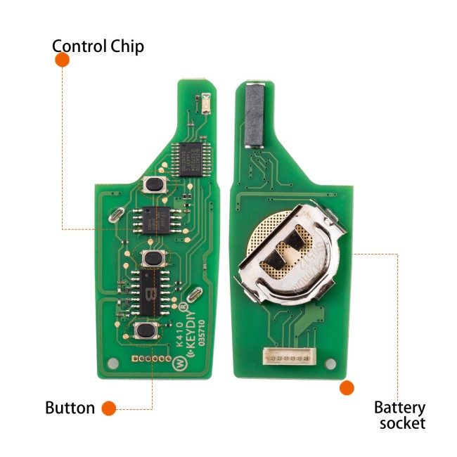 [5Pcs/Lot] KEYDIY KD NB47-3 Universal Flip Remote Key 3 Buttons for Peugeot Type