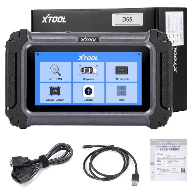 XTOOL D6S Diagnostic Tool with 30 Maintenance Services Free Update