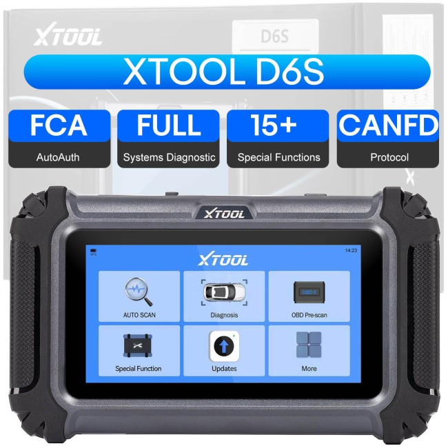 XTOOL D6S Diagnostic Tool with 30 Maintenance Services Free Update