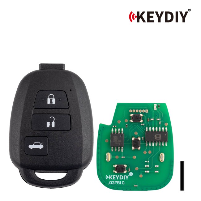 [5Pcs/Lot] KEYDIY KD B35-3 Universal Remote Key B Series 3 Buttons for Toyota Type