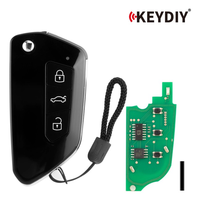 [5Pcs/Lot] KEYDIY KD B33-3 Universal Remote Key 3 Buttons for Volkswagen Golf 8 Type