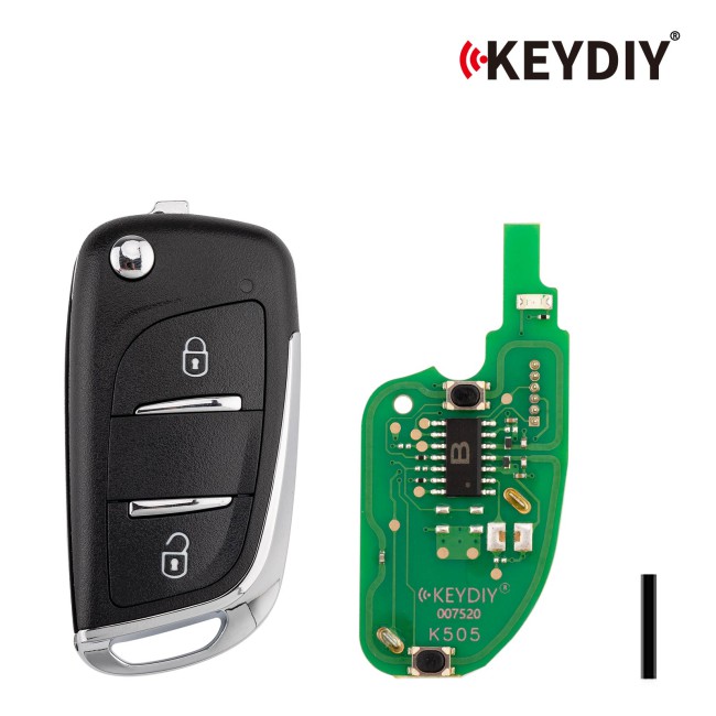 [5Pcs/Lot] KEYDIY KD B11-2 Universal Flip Remote Key 2 Buttons for PSA Type
