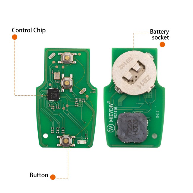 KEYDIY KD ZB11-3 Universal Smart Remote Key 3 Buttons (BZ) for Mercedes Benz Type 5pcs/lot