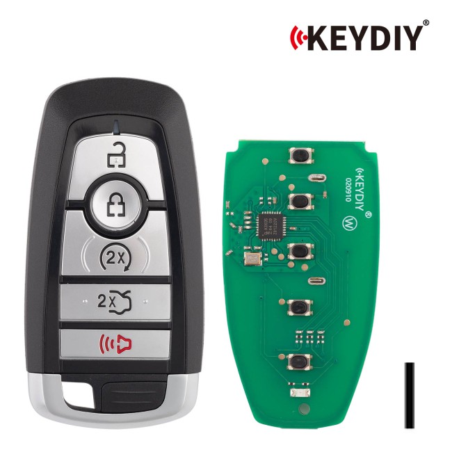KEYDIY KD ZB21-5 Universal Smart Remote Key 4+1 Buttons for Ford Type 5pcs/lot