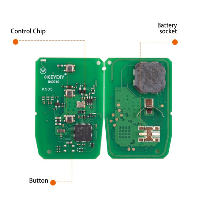 [5Pcs/Lot] KEYDIY KD TB62-3 Universal Smart Remote Key 3 Buttons