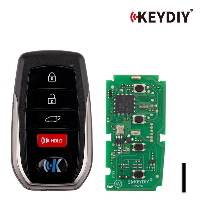 [5Pcs/Lot] KEYDIY KD TB01-4  for Toyota for Lexus Universal Smart Remote Key 3+1 Buttons With 8A Transponder