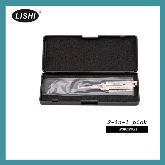 LISHI FORD2021 End Milling Tool 2-in-1 Decoder and Pick for Ford Transit 2021+