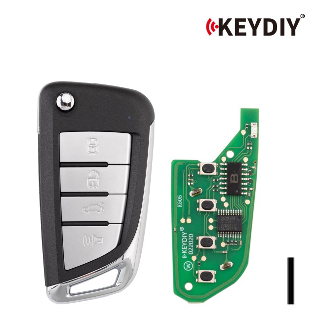 [5Pcs/Lot] KEYDIY KD NB59-4 Universal Flip Remote Key 4 Buttons