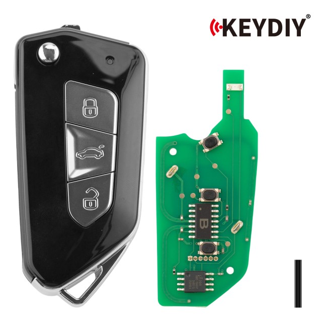 [5Pcs/Lot] KEYDIY KD B34-3 Universal Flip Remote Key 3 Buttons for VW Type