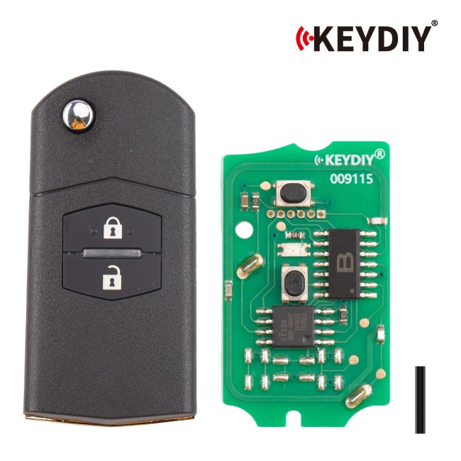 [5Pcs/Lot] KEYDIY KD B14-2 Universal Flip Remote Key 2 Buttons for Mazda Type
