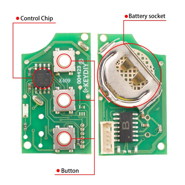 [5Pcs/Lot] KEYDIY KD B07-3 Universal Flip Remote Key 3 Buttons for Bentley Type