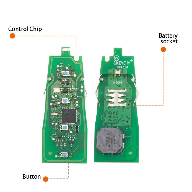 [5Pcs/Lot] KEYDIY KD TB19 (NEW) Universal Smart Remote Key 3 Buttons for Porsche Type