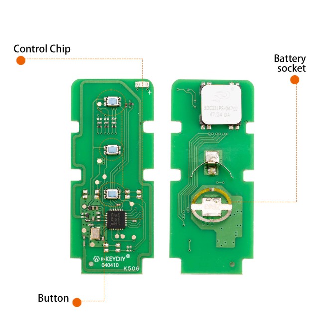[5Pcs/Lot] KEYDIY KD ZB63-3 Universal Smart Remote Key 3 Buttons