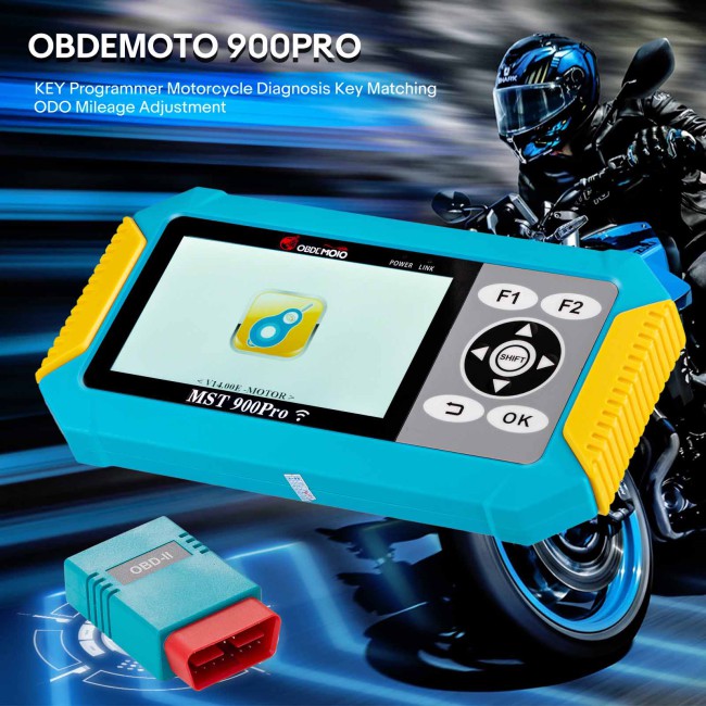 OBDEMOTO 900PRO 900 PRO KEY Programmer Motorcycle Key Matching for BMW Harley CAN Toyota Smart Key ODO Mileage Adjustment for Ducati