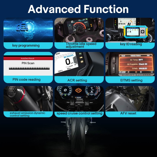 OBDEMOTO 900PRO 900 PRO KEY Programmer Motorcycle Key Matching for BMW Harley CAN Toyota Smart Key ODO Mileage Adjustment for Ducati