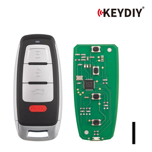 [5Pcs/Lot] KEYDIY KD ZB08-4 Universal Smart Remote Key 3+1 Buttons for Audi Type