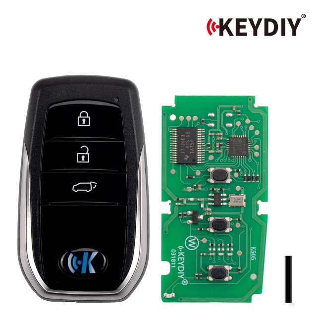 [5Pcs/Lot] KEYDIY KD TDB01-3 Universal Smart Remote Key 3 Buttons for Toyota Type
