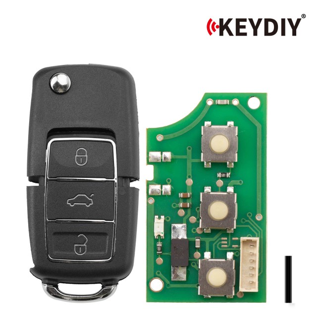 [5Pcs/Lot] KEYDIY KD B01-3 Luxury Universal Flip Remote Key 3 Buttons