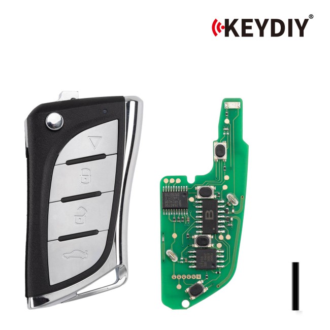 [5Pcs/Lot] KEYDIY KD NB24-4 Universal Flip Remote Key 4 Buttons for Lexus Type