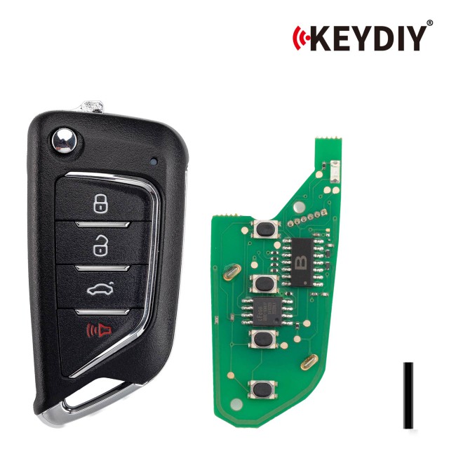 [5Pcs/Lot] KEYDIY KD B21-4 Universal Flip Remote Key 3+1 Buttons Knife Type