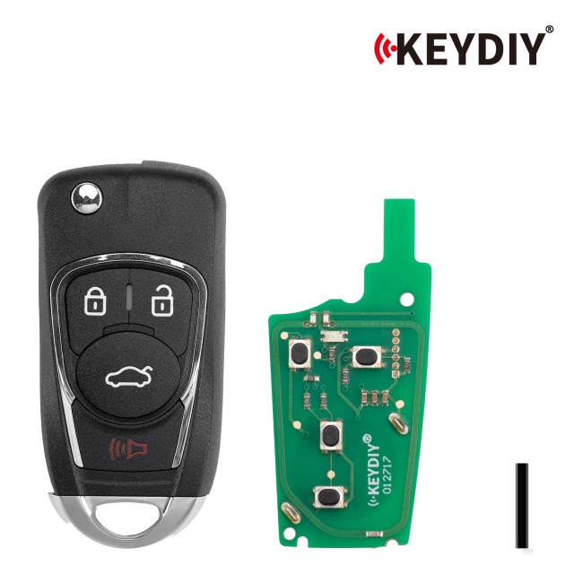 [5Pcs/Lot] KEYDIY KD B22-4 Universal Flip Remote Key 3+1 Buttons for Buick Type