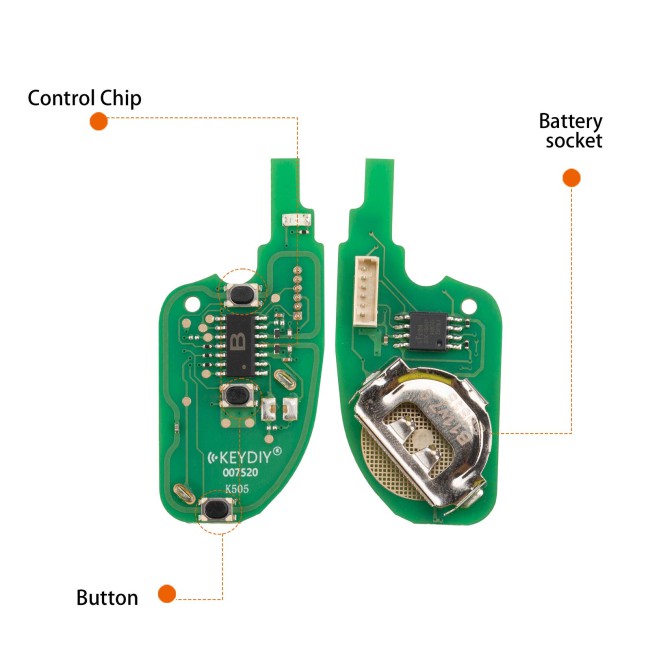 [5Pcs/Lot] KEYDIY KD B11-3 Universal Flip Remote Key 3 Buttons for PSA Type