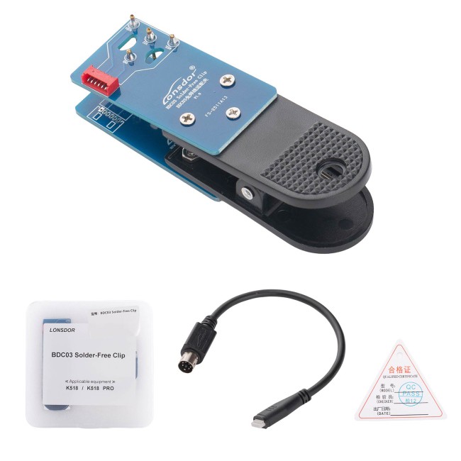 Lonsdor BDC3 Solder-free Clip Used with Lonsdor K518, K518 PRO