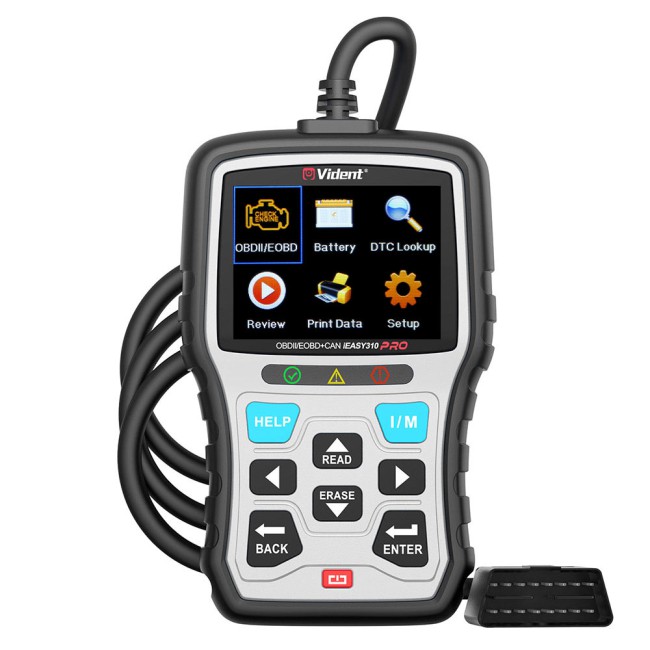 VIDENT iEasy310 Pro (Silver) Enhanced OBD2 Automotive Scanner Professional OBDII Code Reader Engine Fault Scan Tool Car Diagnostic Tool