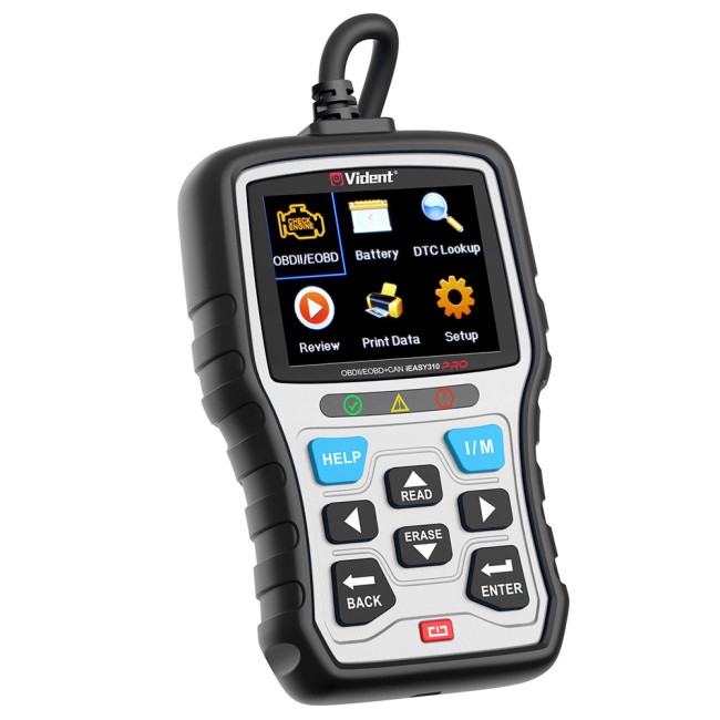 VIDENT iEasy310 Pro (Silver) Enhanced OBD2 Automotive Scanner Professional OBDII Code Reader Engine Fault Scan Tool Car Diagnostic Tool