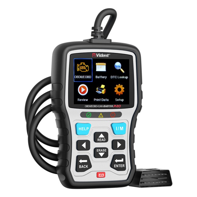 VIDENT iEasy310 Pro (Silver) Enhanced OBD2 Automotive Scanner Professional OBDII Code Reader Engine Fault Scan Tool Car Diagnostic Tool