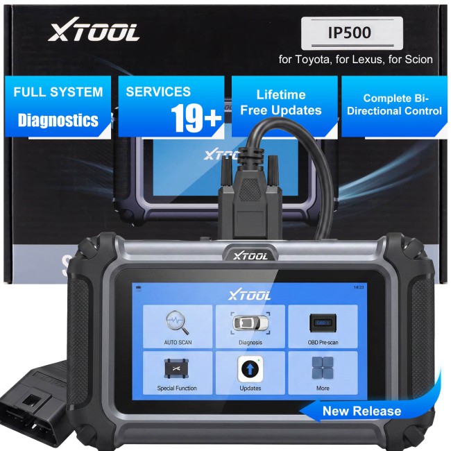 XTOOL IP500-TLS Powerful Diagnostic Tool for Toyota, for Lexus, for Scion Supports 19+ Special Functions, Full-system Diagnostics