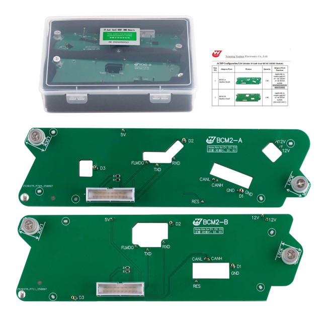 YANHUA ACDP 2 IMMO Locksmith Package with Module 1/2/3/7/9/10/12/20/24/29 and B48/N20/N55/B38 Bench Board for BMW Land Rover Porsche Volvo Audi