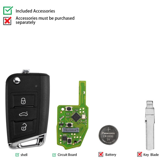 XHORSE XSMQB4EN MQB Smart Key