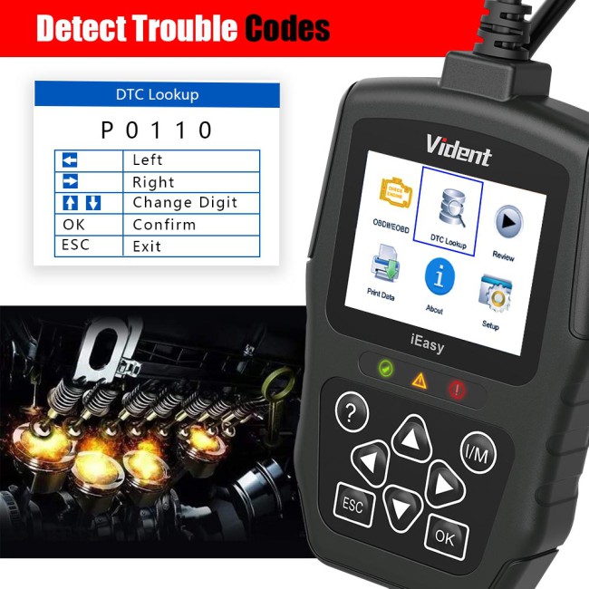 VIDENT iEasy300 Pro CAN OBDII/EOBD Code Reader