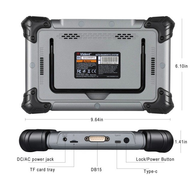 Vident iSmart800 Pro Automotive Diagnostic Analysis Scanner Support All Systems ECU Diagnosis Wide Vehicle Coverage
