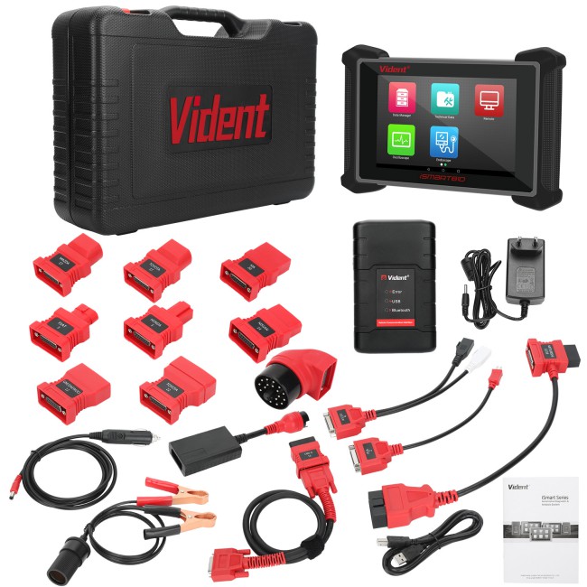 VIDENT iSmart810 Smart Key Programming Tool with High Configuration, Supports OE Level Diagnostics, 40+ Maintenance Functions