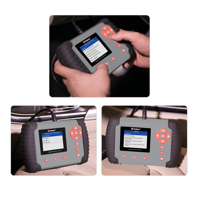 VIDENT iLink400 Full System Single Make Scan Tool Support ABS/SRS/EPB/Oil Reset Update Online