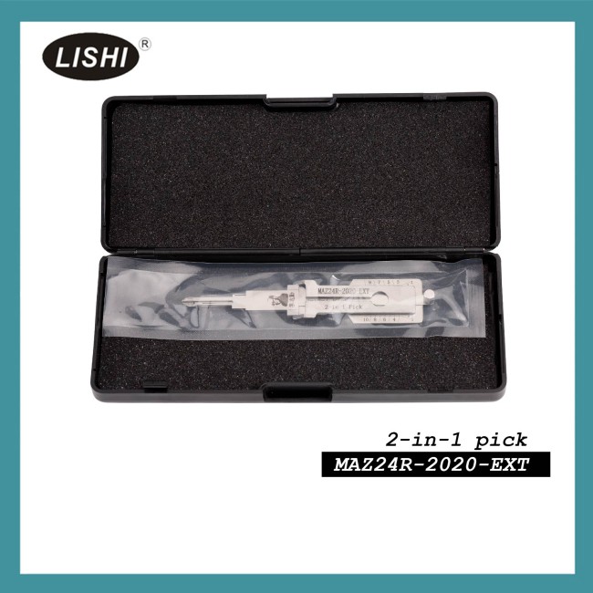 LISHI MAZ24R Flat Milling Tool (10-CUT) 2-in-1 Pick & Decoder for Mazda Door Locks/Lock Trunk /Anti-Glare