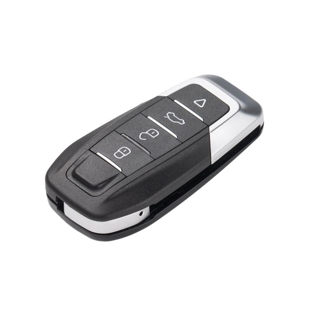 [5PCS/Lot] Xhorse XKFEF8EN  Second Generation Universal Remote Key FA.LL Type Wired Folding Key 4 Buttons Glossy Black