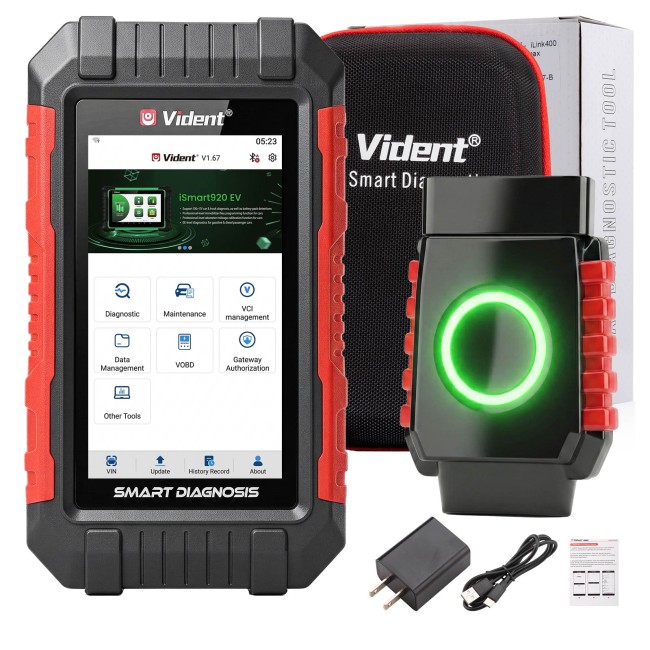 VIDENT iLink400 Max Read & Erase DTC Supports OIL, TBA/TPS. EPB, BRT, SAS,  Supports the Latest 2024 Car Models