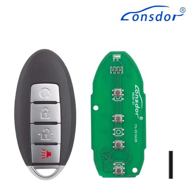 Lonsdor NS30-02NS30 for Nissan/Infiniti Smart Key 4 Buttons Supports ID46 ID47 ID4A