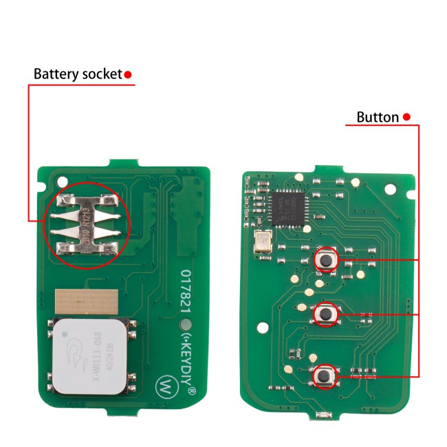 [5Pcs/Lot] KEYDIY KD B10-2 Universal Flip Remote Key 2 Buttons for Honda Type