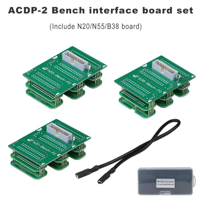 YANHUA ACDP-2 BWM IMMO Package with Module1/2/3 for BWM CAS1-CAS4+/FEM/BWM DME ISN Read & Write Added B48/N20/N55/B38 Bench Board