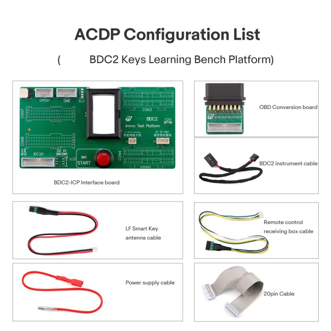 YANHUA BWM BDC2 Keys Learning Bench Platform Work with ACDP Module 38 Support BDC2 AKL All Key Lost
