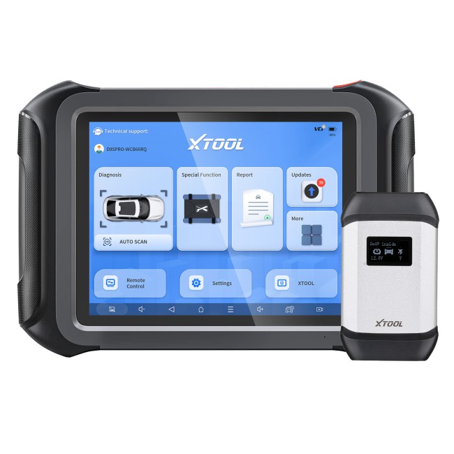 XTOOL D9S Pro Full System Diagnostic Tool ECU Coding Professional Key Programming Active Test Auto Scanner 42 Services CAN FD DoIP 3Yrs Free Update