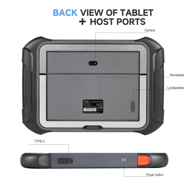 XTOOL D9S Pro Full System Diagnostic Tool ECU Coding Professional Key Programming Active Test Auto Scanner 42 Services CAN FD DoIP 3Yrs Free Update