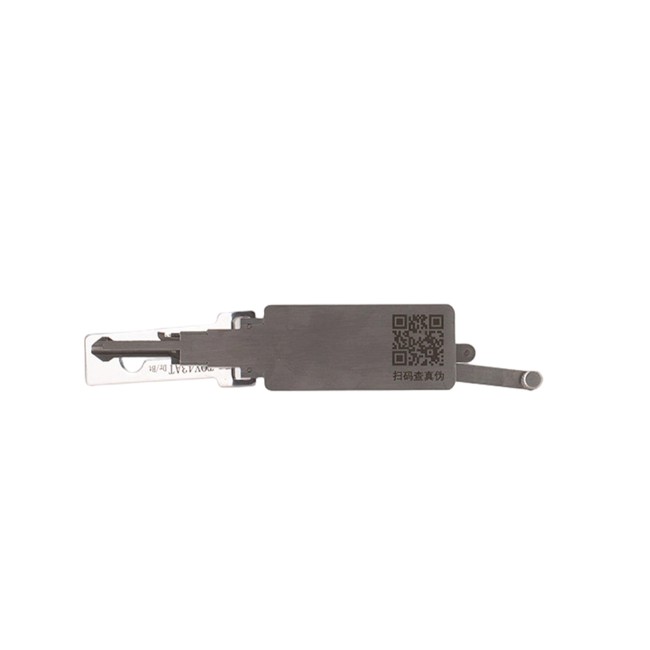 ABUDU TOY43AT Flat Milling Double Track 2-in-1 Opening and Decoding Tool, Tooth Depth (10-cut) IC CARD: 904